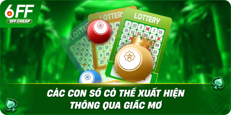 Các con số có thể xuất hiện thông qua giấc mơ